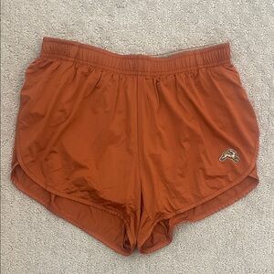 Tracksmith Rust Orange Twilight Split Shorts